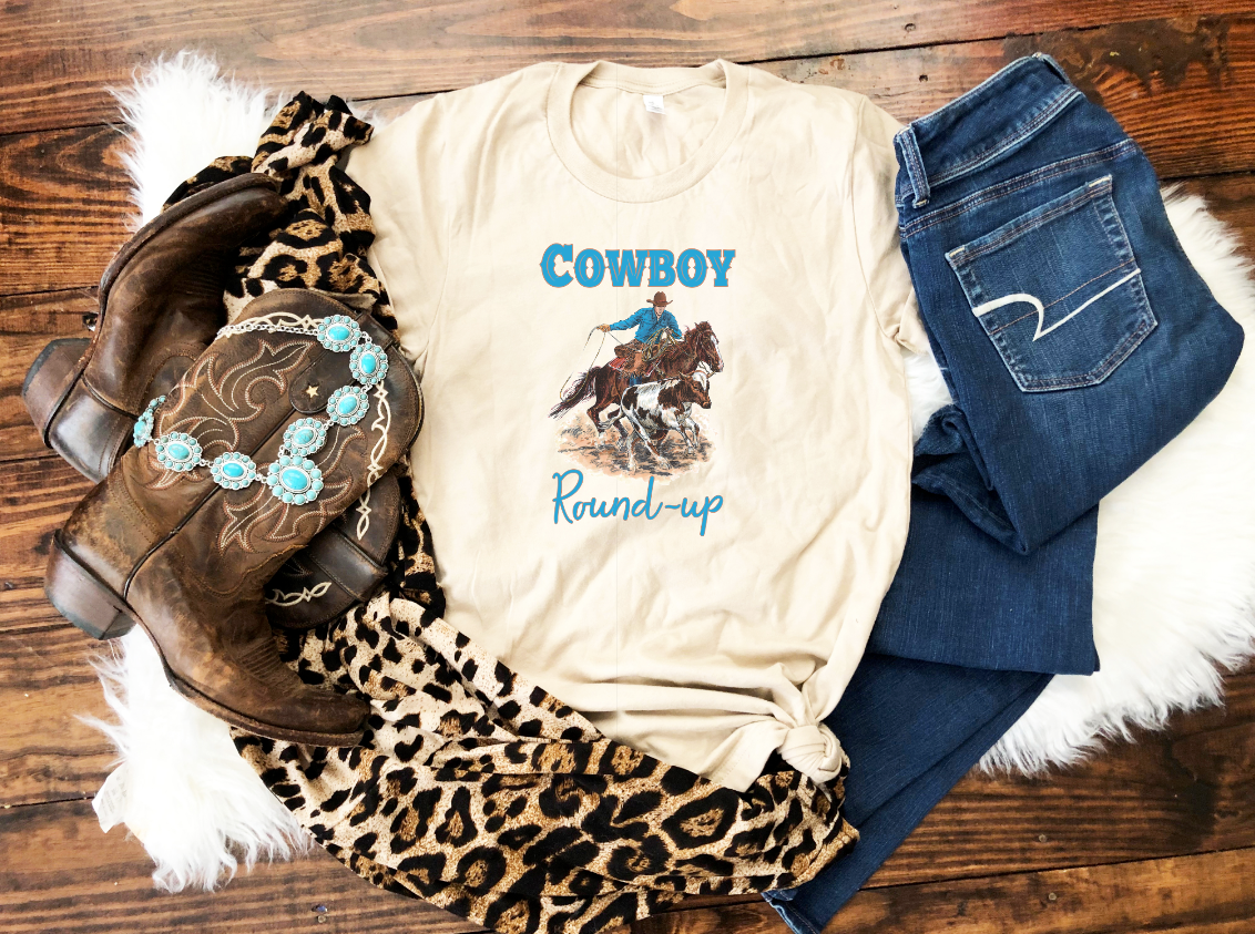 Cowboy Round-Up Top Design