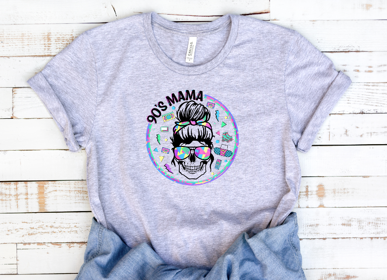 90s Mama Circle Top Design