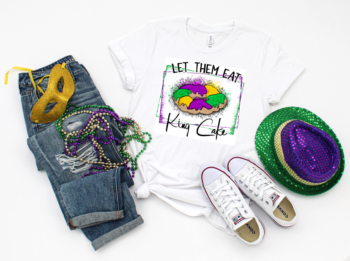 Let Them Eat King Cake Top Design