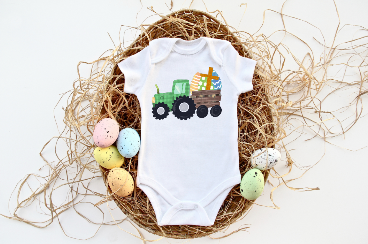 Easter Tractor Top Design