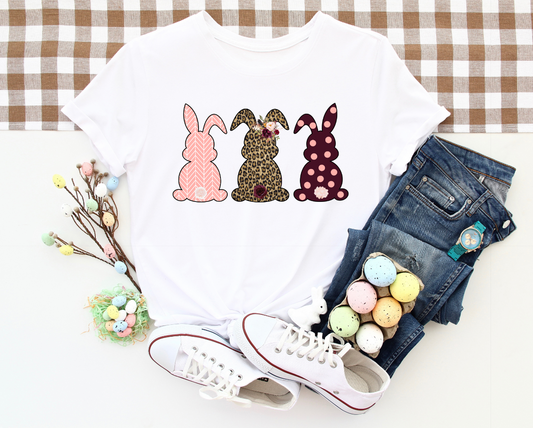 Lines, Leopard, Dots Bunny Top Design