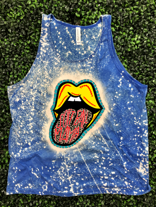 Leopard Tongue Softball lips Top Design