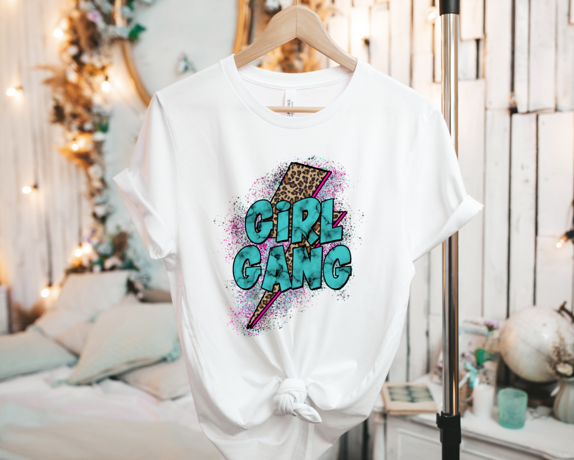 Girl Gang Lighting Bolt Top Design