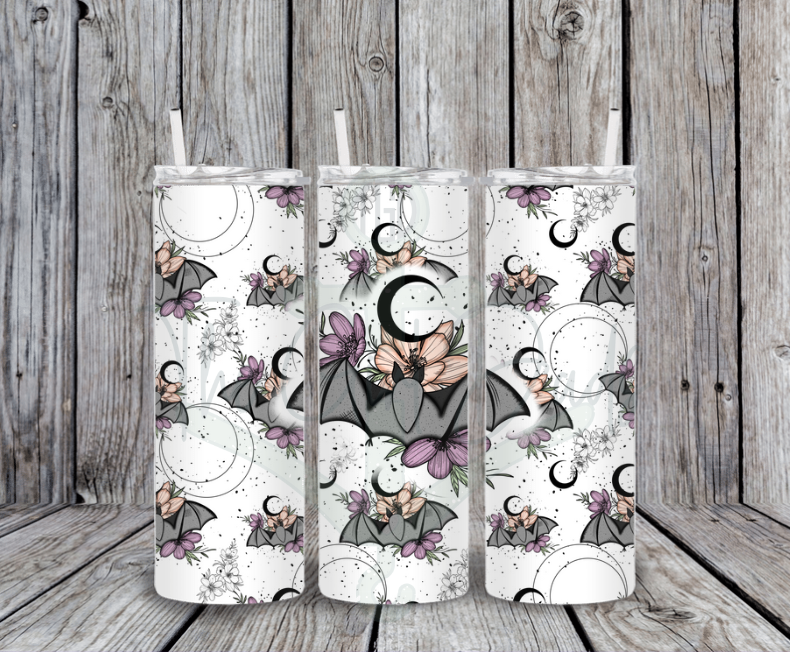 Flower Moon Bat Drinkware