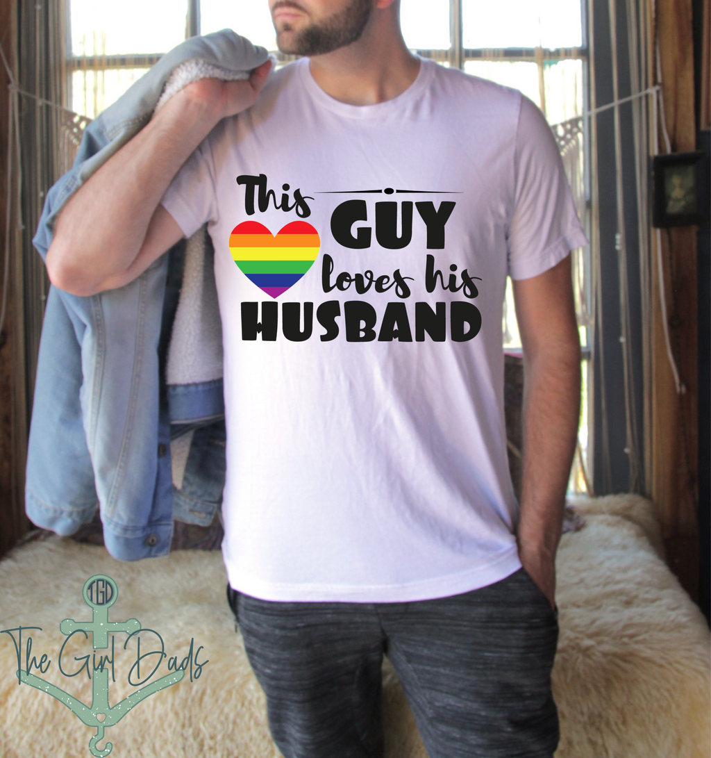 This Guy Loves His Husband Top Design