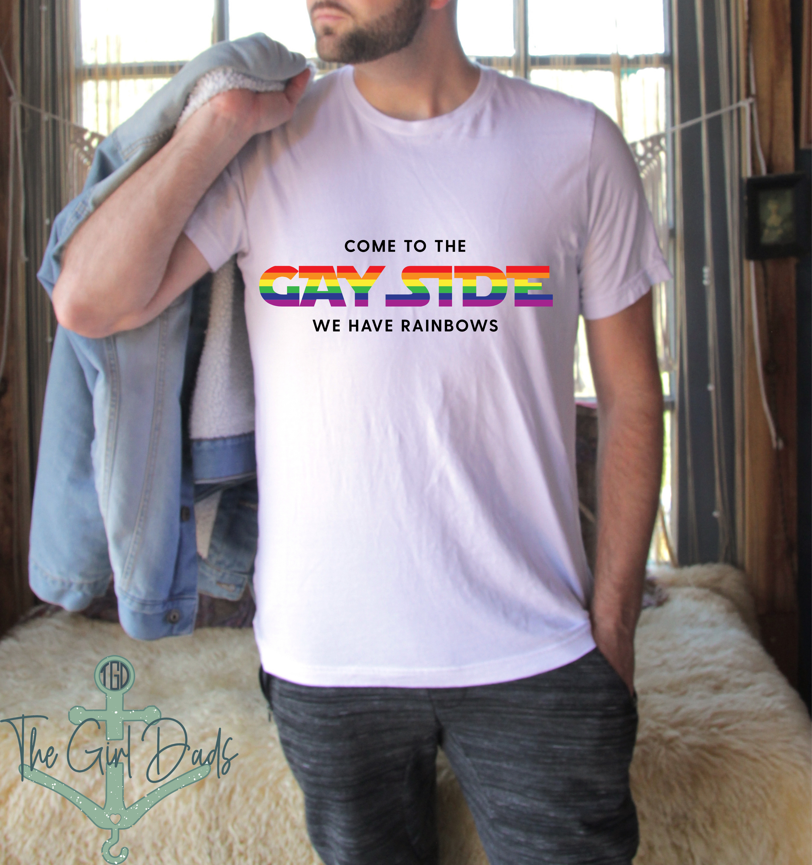 Come To The Gay Side Top Design