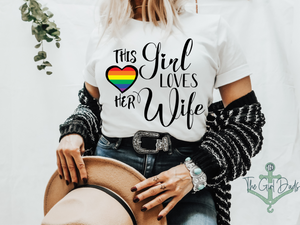 This Girl Loves Her Wife Top Design