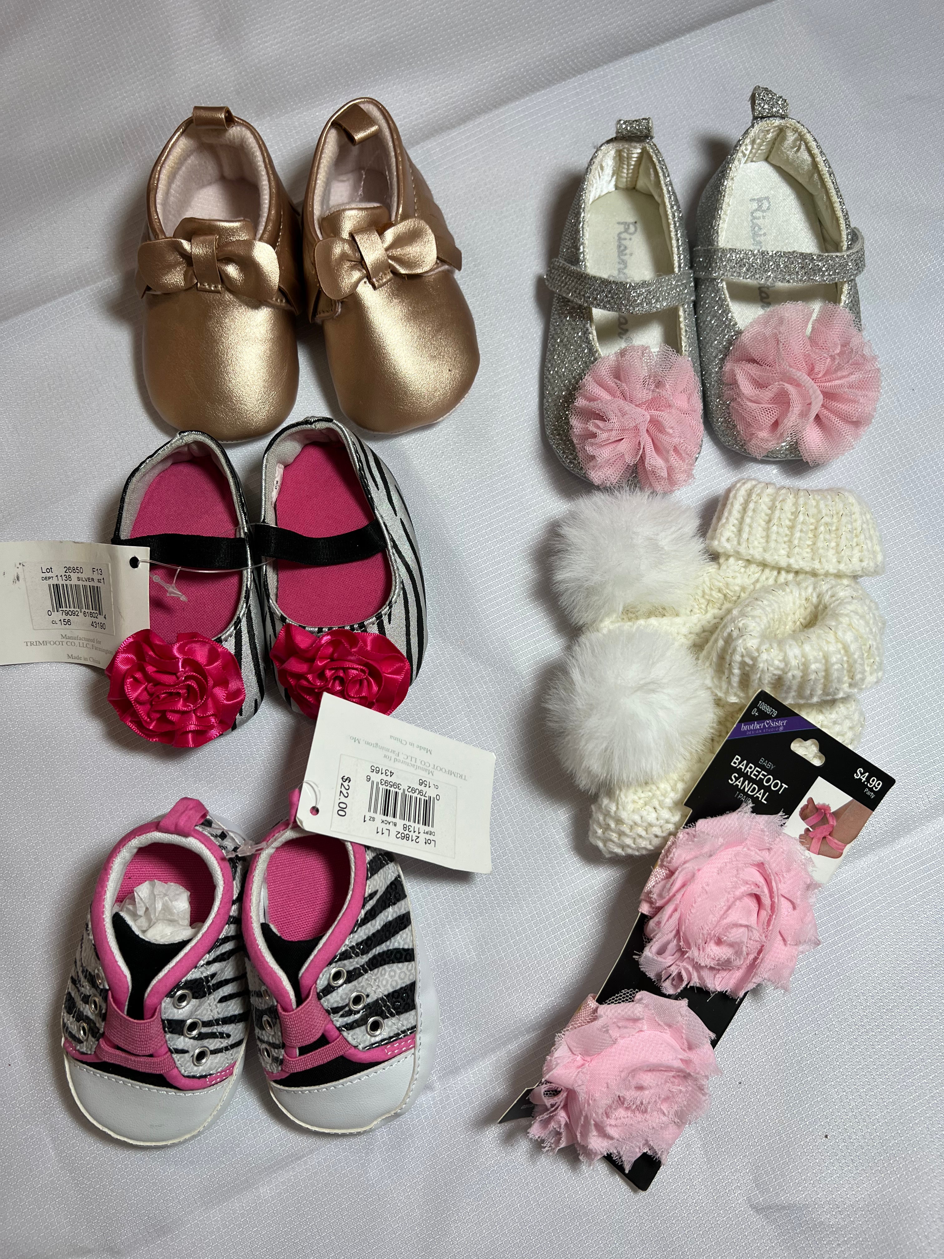 Size 0-12M Shoe BUNDLE NWT & NW