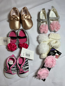 Size 0-12M Shoe BUNDLE NWT & NW