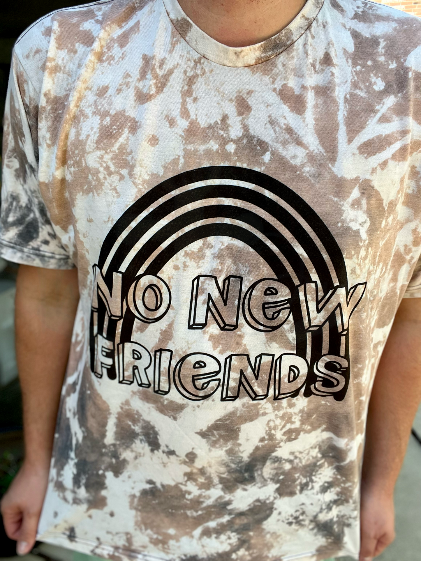 No New Friends Top Design