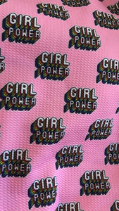 Girl Power Bow & Accessory Fabric