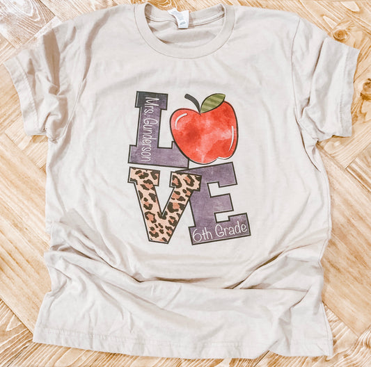 Love (personalized) Top Design