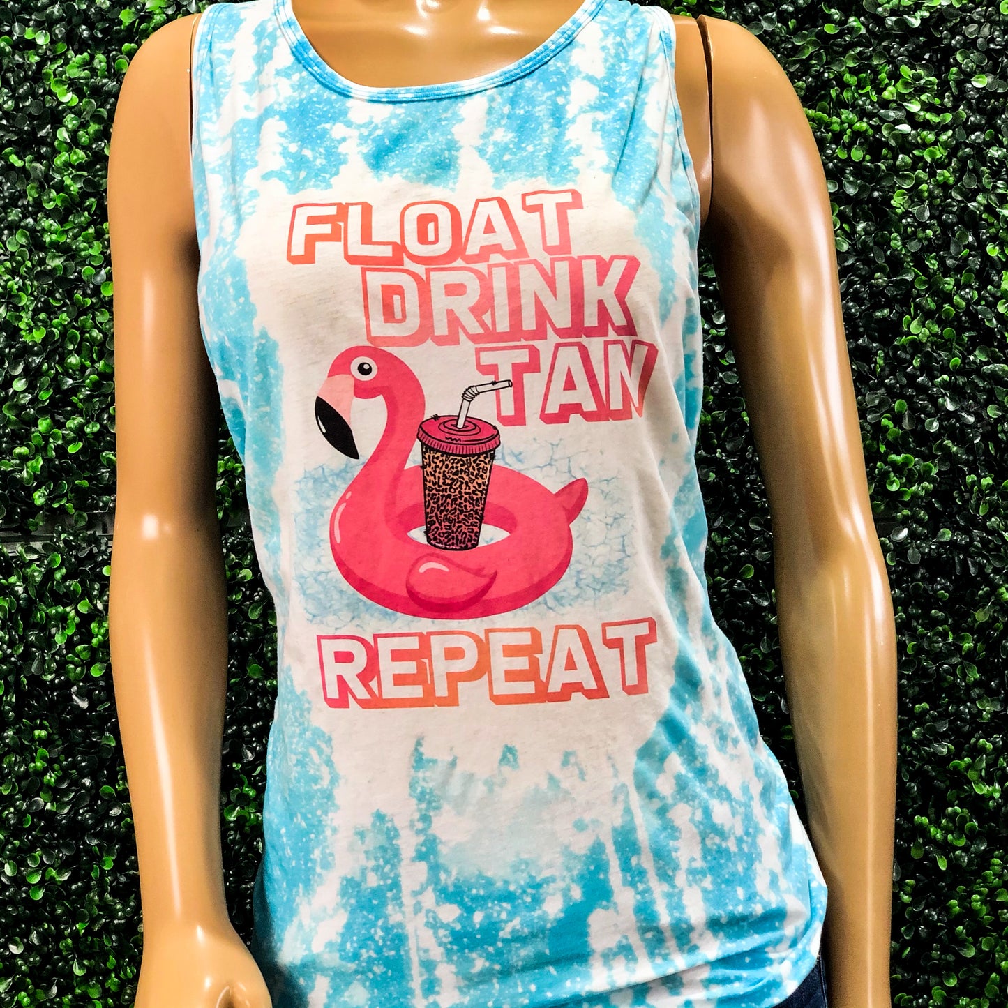 Float Drink Tan Top Design