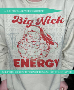 Big Nick Energy Top Design