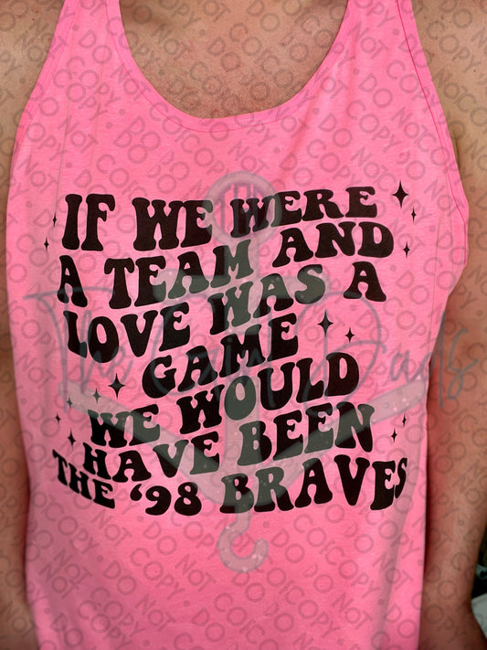 98 Braves (Front & Back) Top Design