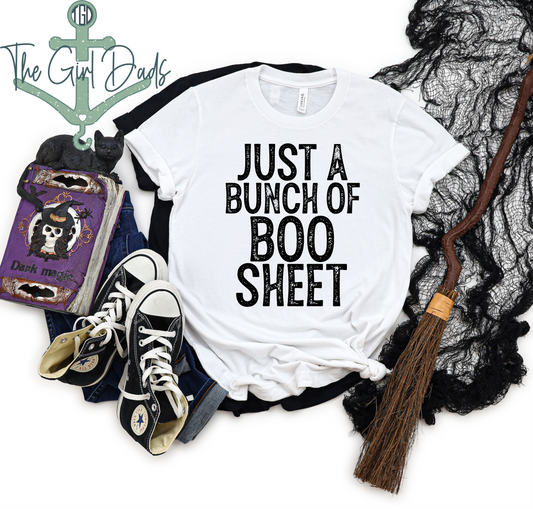 Just A Bunch Of Boo Sheet Top Design