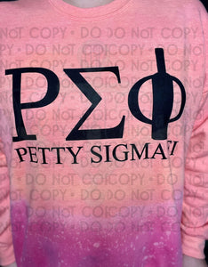 Petty Sigma Phi Top Design