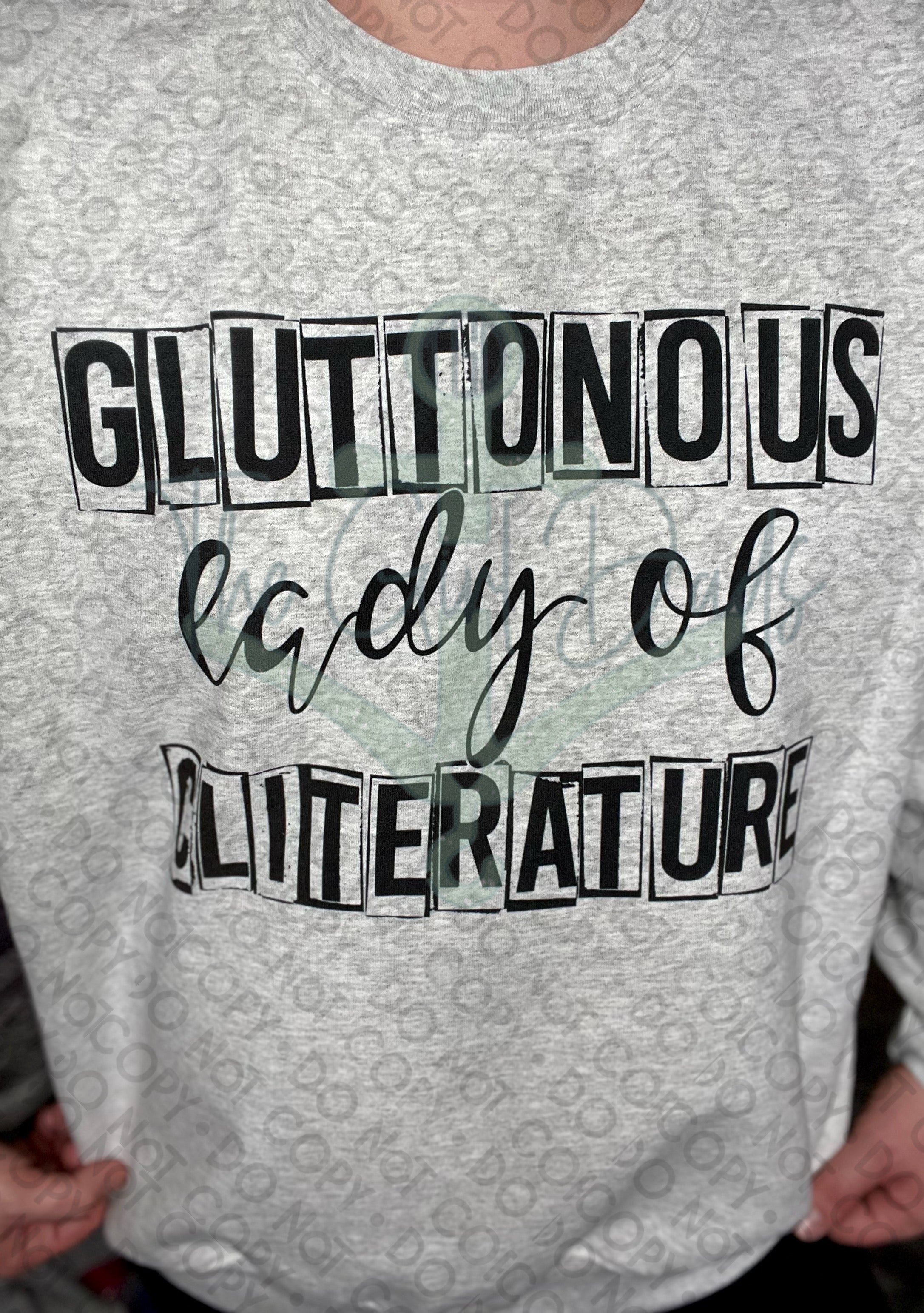 Gluttonous Lady Of Cliterature Top Design
