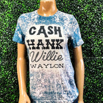Cash, Hank, Willie, Waylon II Top Design