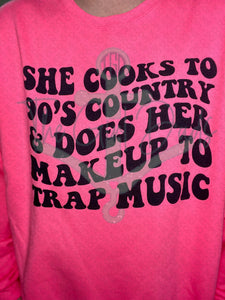 She Cooks To 90's Country And Does Her Makeup To Rap Music Top Design
