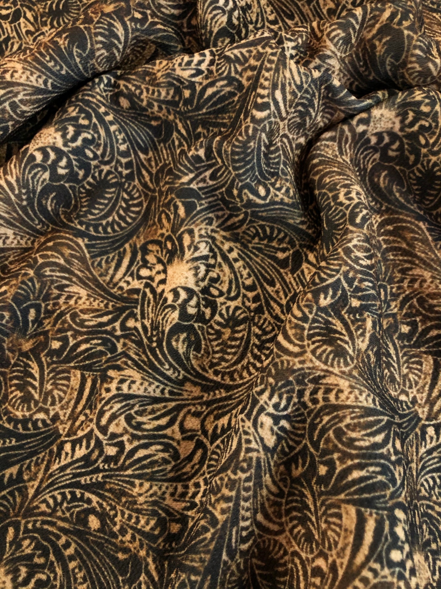 Tooled Bow & Accessory Fabric