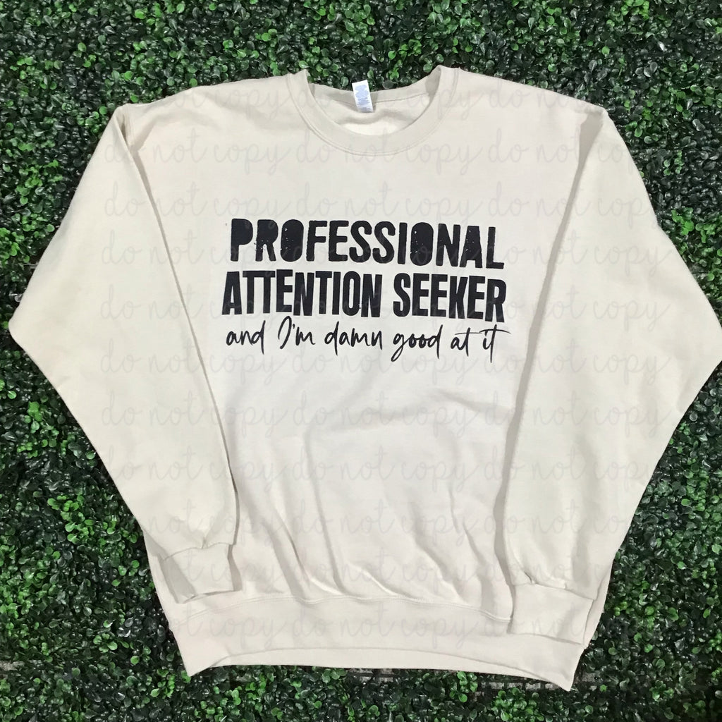 Professional Attention Seeker Top Design