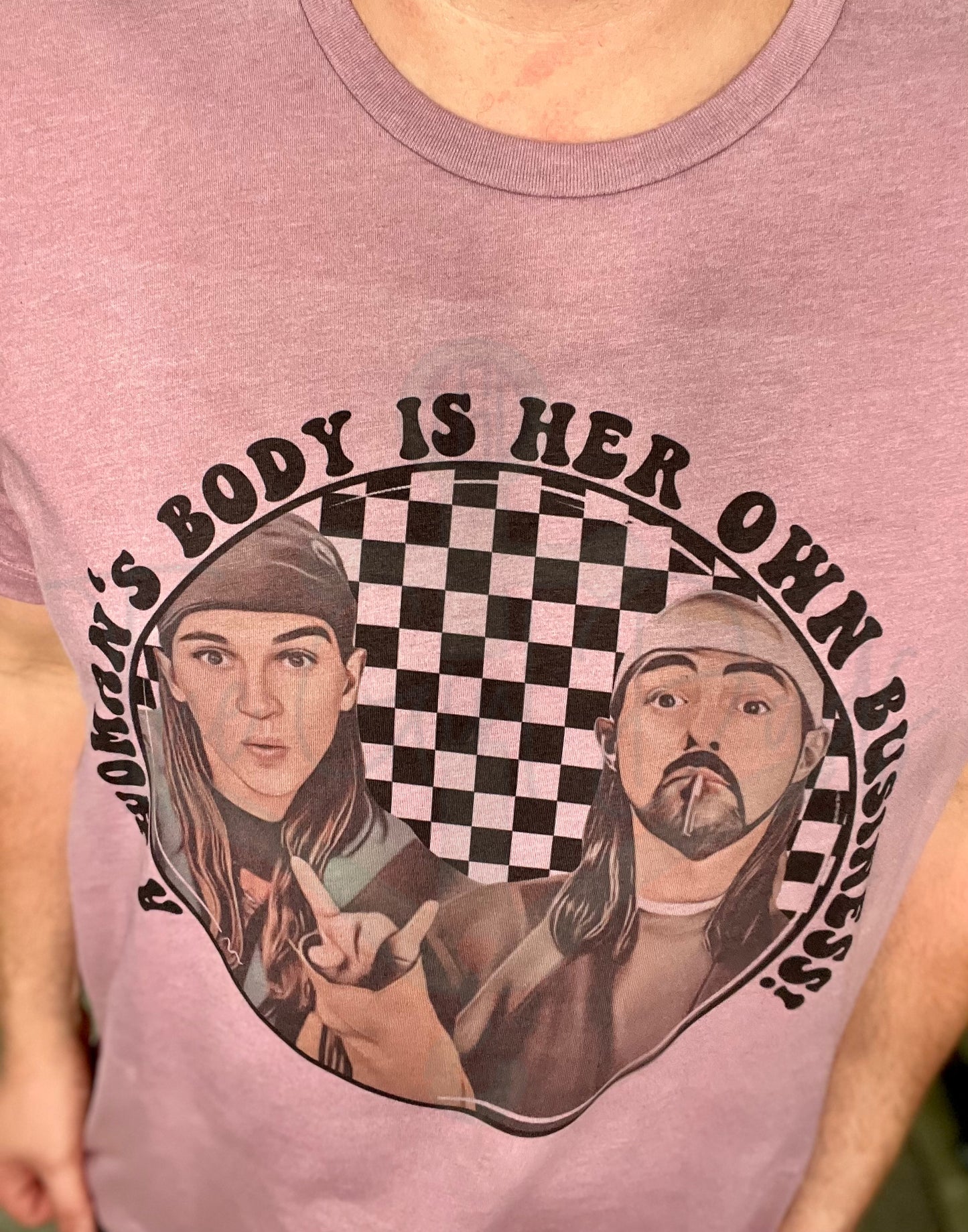 A Women's Body Is Her Own Business Top Design