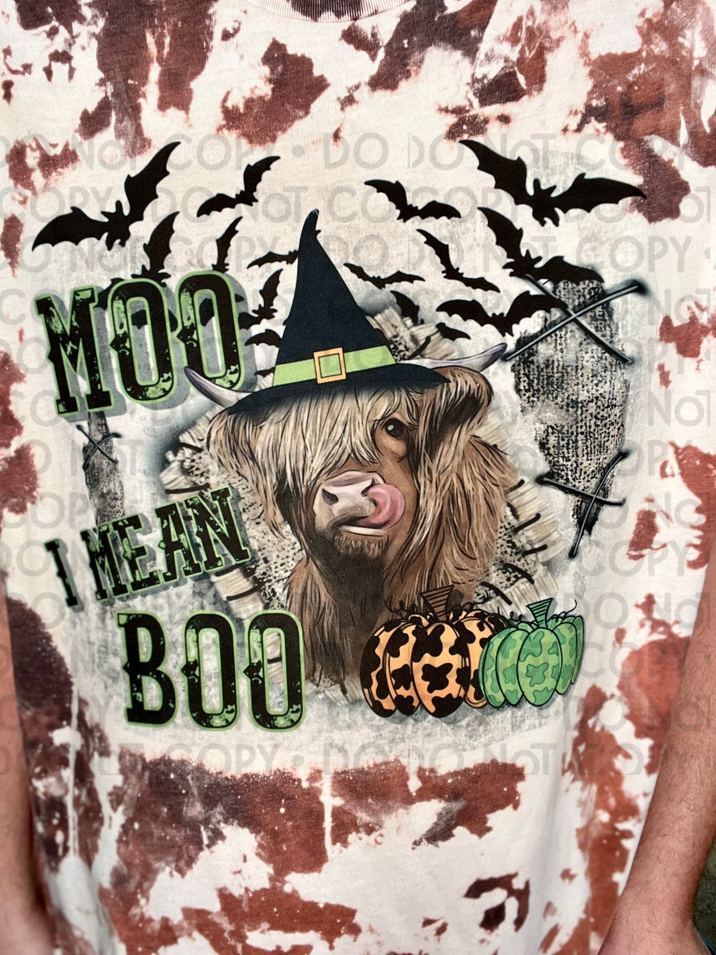 Moo I Mean Boo Top Design