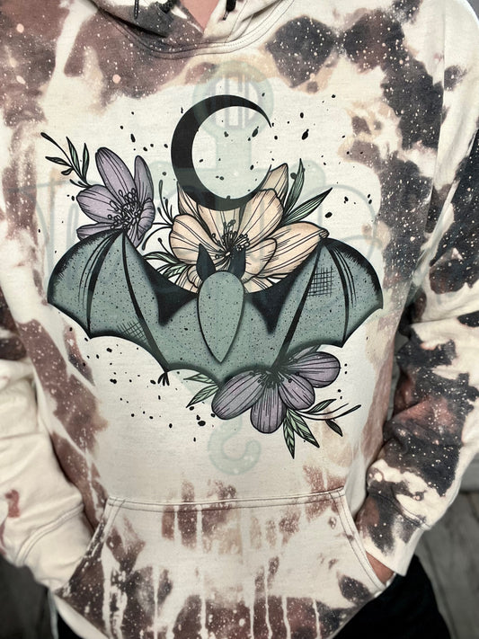 Flower Moon Bat Top Design