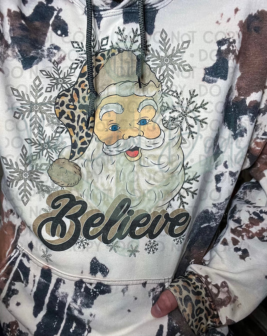 Believe Leopard Adult Sweat-Set